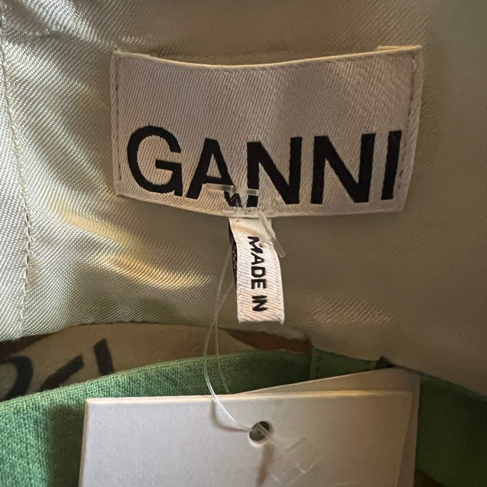 GANNI Suiting Crop Top 38 - Picture 3 of 8